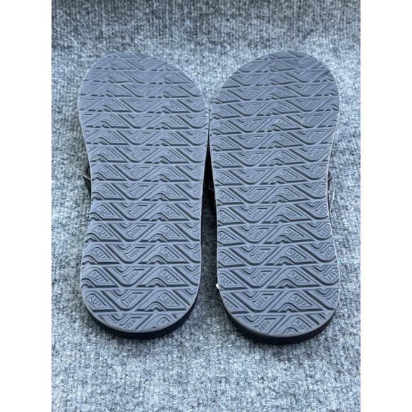 Reef Mens Flip Flops Size 11 Black  Cushion Phantom Synthetic Upper & Outsole - Picture 9 of 16
